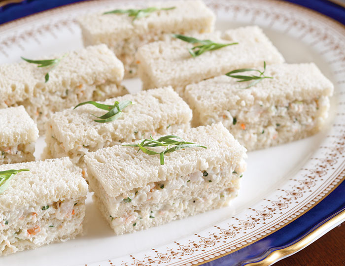 Ham Salad Finger Sandwiches
 The Secrets of Pairing Tea with Seafood TeaTime Magazine