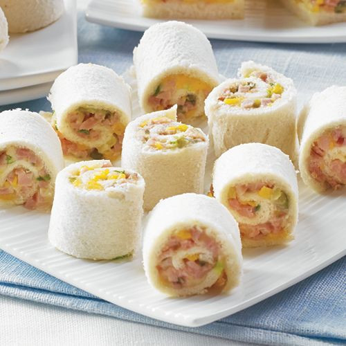 Ham Salad Finger Sandwiches
 61 best images about Tea Party Pinwheels on Pinterest