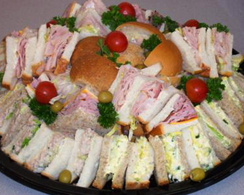 Ham Salad Finger Sandwiches
 Party Trays