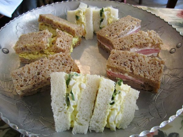 Ham Salad Finger Sandwiches
 Mission Food July 2012