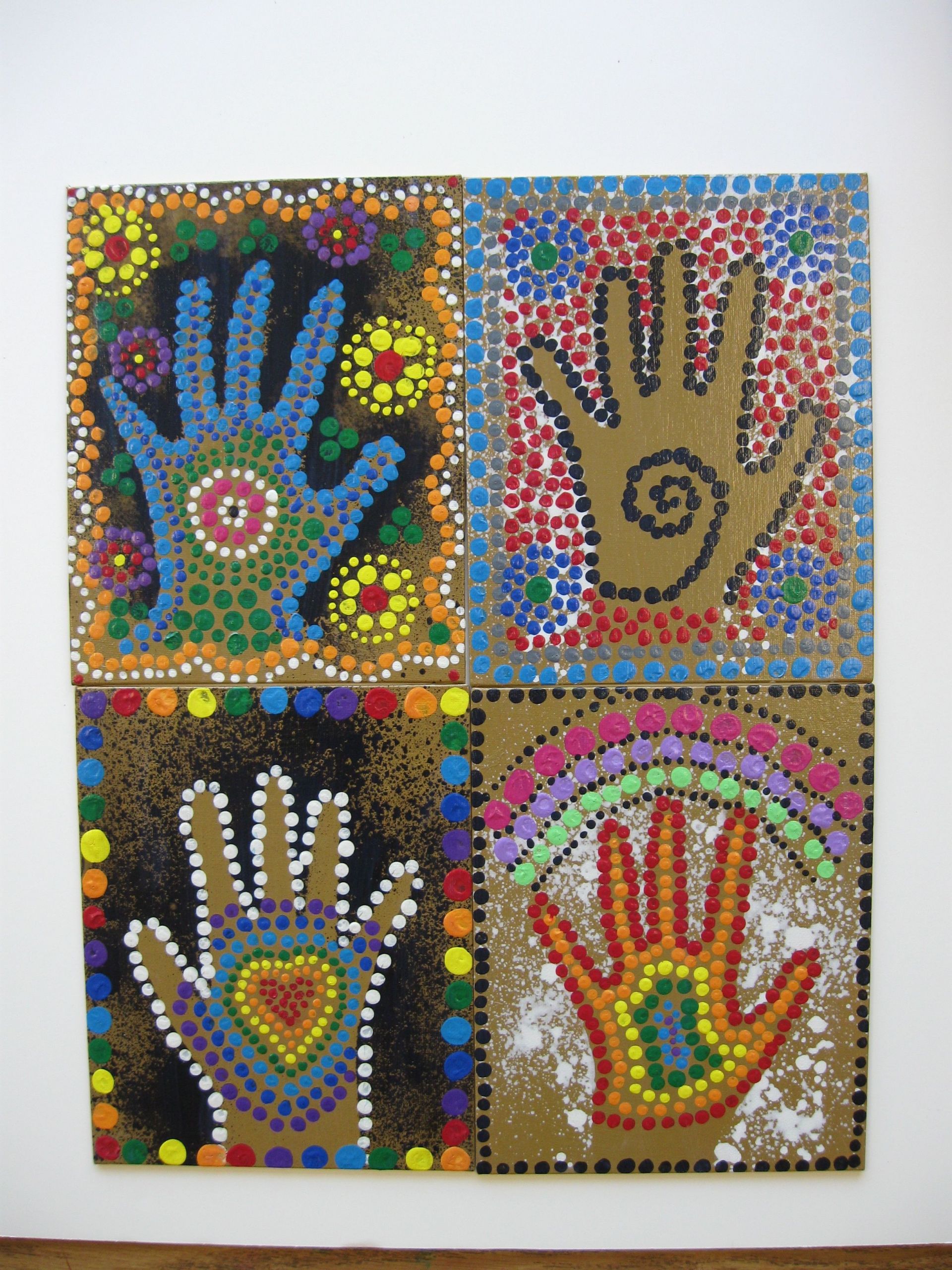 Hand Art For Kids
 Ms Maggie Mo s Australian Aboriginal hand project spray