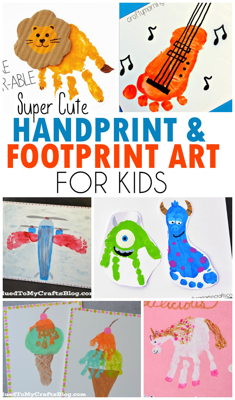 Hand Art For Kids
 Handprint And Footprint Quotes QuotesGram