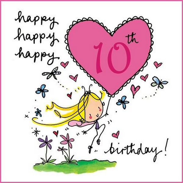 Happy 10th Birthday Wishes
 Cute Birthday Messages for 10 years old