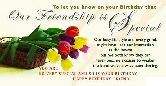 Happy Birthday Best Friend Quote
 45 Beautiful Birthday Wishes For Your Friend