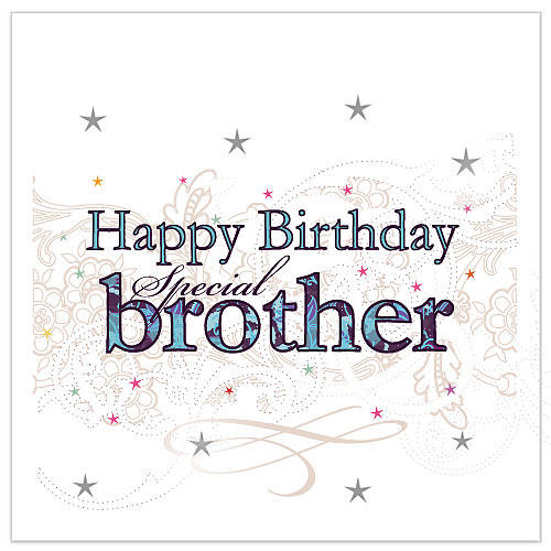 Happy Birthday Brother Cards
 happy birthday brother or sister card by 2by2 creative
