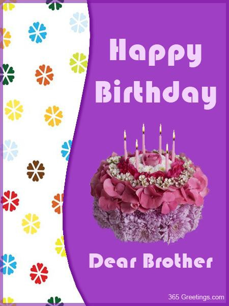 Happy Birthday Brother Cards
 Birthday Cards Easyday