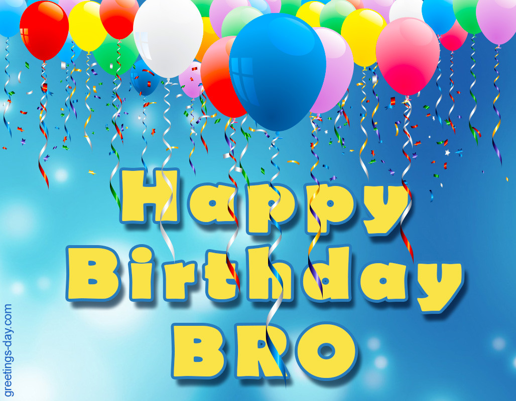Happy Birthday Brother Cards
 Greeting cards for every day November 2015