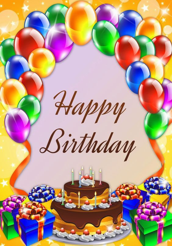 Happy Birthday Cake And Balloons
 Happy Birthday Cake And Balloons s and