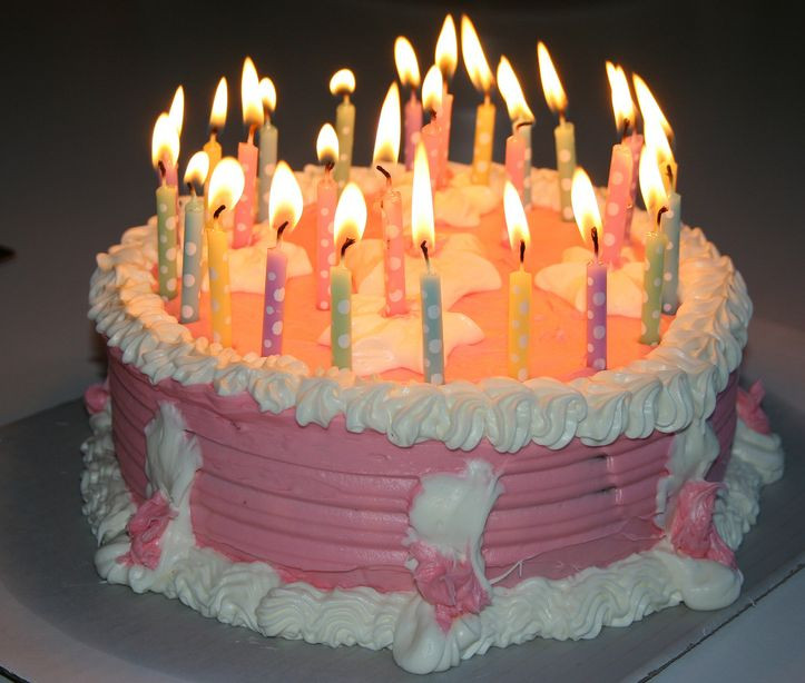 Happy Birthday Cake Picture
 50 Birthday Cakes With Candles – Quotes Yard