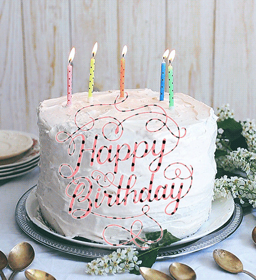 Happy Birthday Cake Picture
 Lit Birthday Cake Gif s and for