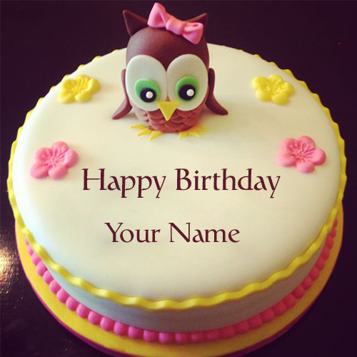 Happy Birthday Cakes With Name
 Cute and Sweet Birthday Cake With Your Name