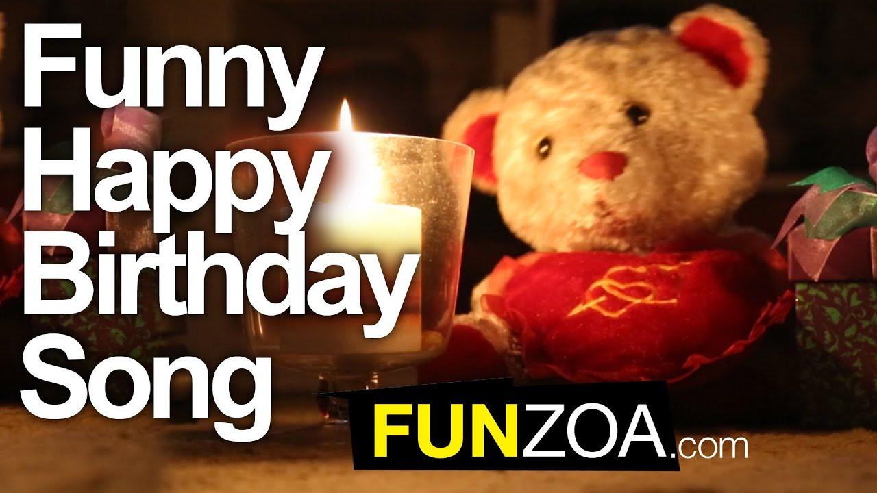 Happy Birthday Cards Funny
 Funny Happy Birthday Song Cute Teddy Sings Very Funny