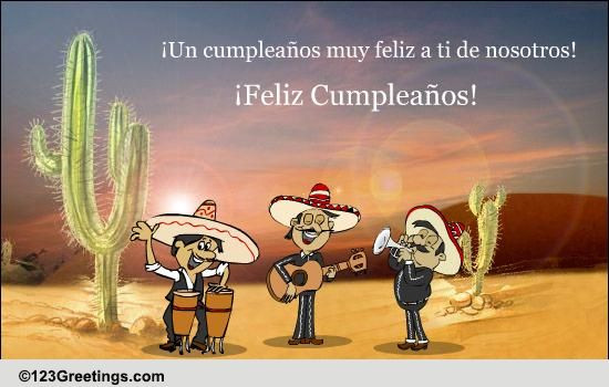 Happy Birthday Cards In Spanish
 A Cool Spanish Birthday Wish Free Specials eCards