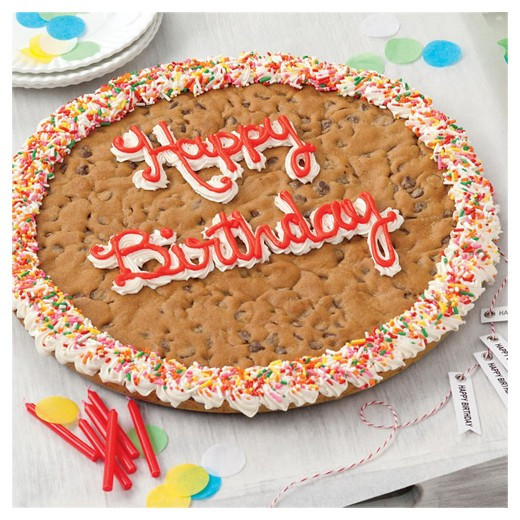 Happy Birthday Cookie Cake
 Mrs Fields Happy Birthday Chocolate Chip Cookie Cake Tar