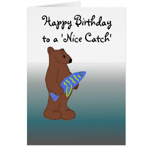 Happy Birthday Fishing Quotes
 Happy Birthday Greeting Card