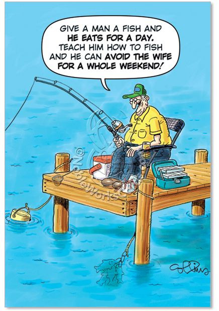 Happy Birthday Fishing Quotes
 Old Fisherman Joke Funny Birthday Father Paper Greeting Card