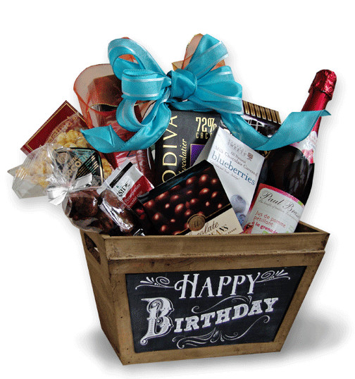 Happy Birthday Gift Baskets
 $78 00 Happy Birthday Chalkboard Art Gift Basket
