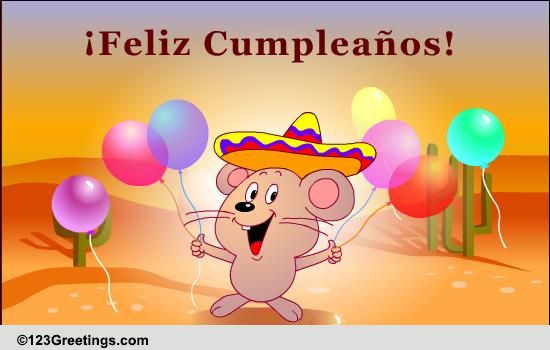 Happy Birthday In Spanish Quotes
 Happy Birthday Wish In Spanish Free Specials eCards