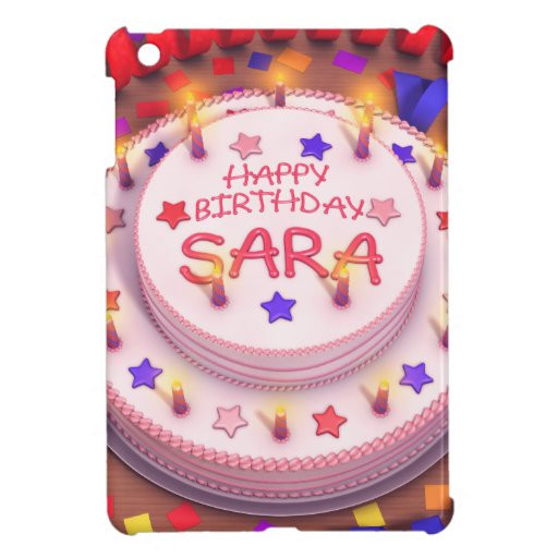 Happy Birthday Jessica Cake
 Sara s Birthday Cake iPad Mini Covers