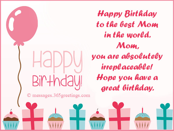 Happy Birthday Mom Wishes
 Birthday Wishes for Mother 365greetings
