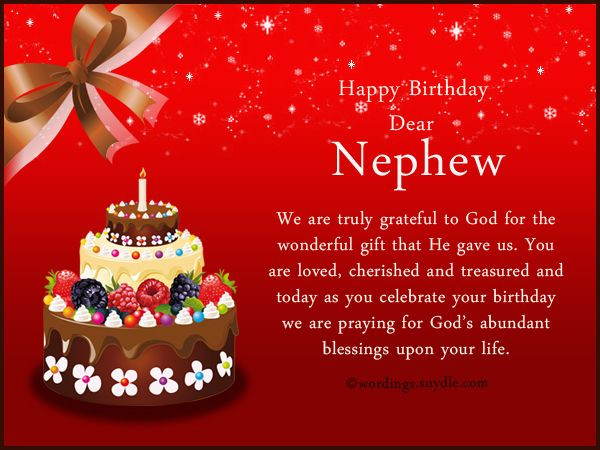 Happy Birthday Nephew Quotes
 Nephew Birthday Messages Happy Birthday Wishes for Nephew