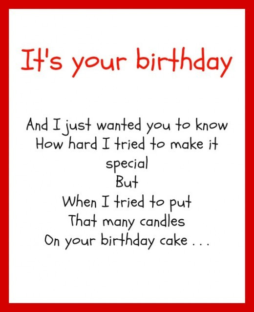 Happy Birthday Poems Funny
 Funny Quotes For Your Son His Birthday QuotesGram