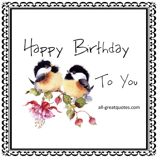 Happy Birthday Quotes Facebook
 Happy Birthday 2 You Free Birthday Cards For