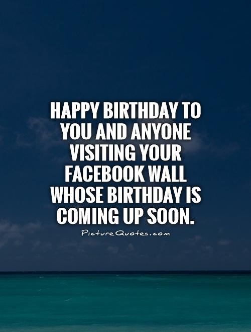 Happy Birthday Quotes Facebook
 Happy Birthday Quotes For QuotesGram