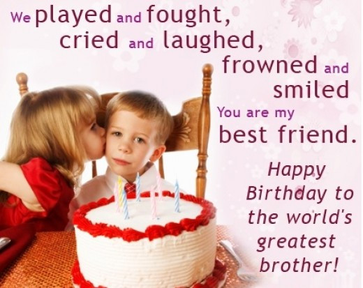 Happy Birthday Quotes For Brother From Sister
 HAPPY BIRTHDAY QUOTES FOR TWINS BROTHER AND SISTER image