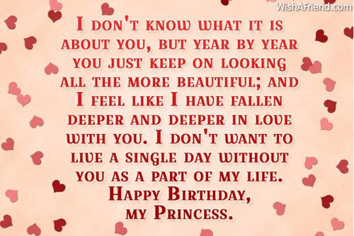 Happy Birthday Quotes Girlfriend
 Birthday Wishes For Girlfriend