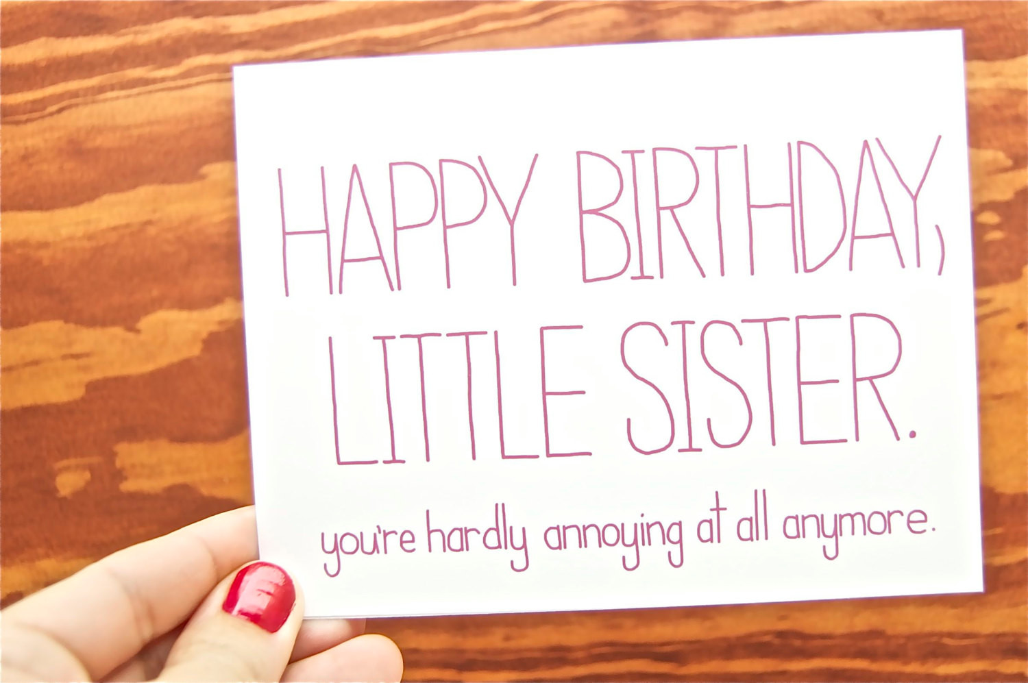 Happy Birthday Sister Funny Quotes
 Little Sister Quotes Funny QuotesGram