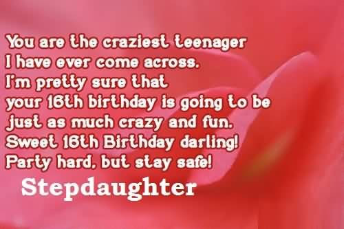 Happy Birthday Step Daughter Quotes
 Birthday Wishes For Step Daughter
