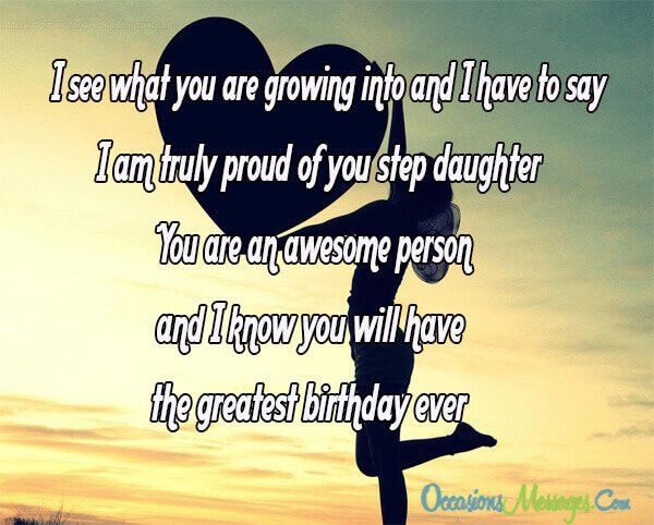 Happy Birthday Step Daughter Quotes
 Step Daughter Birthday Wishes Occasions Messages