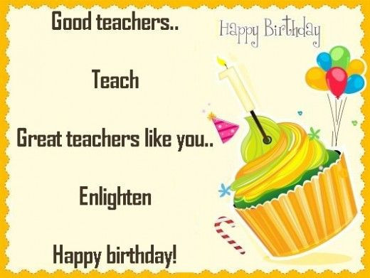 Happy Birthday Teacher Quotes
 Birthday Quotes for Teachers from Students 5 – Funpro