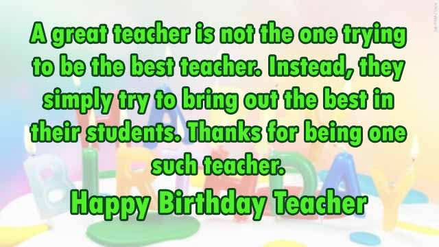 Happy Birthday Teacher Quotes
 TOP 110 Sweet Happy Birthday Wishes for Family & Friends