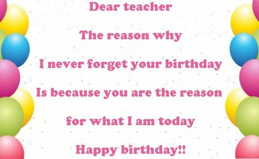 Happy Birthday Teacher Quotes
 Funny Birthday Quotes For Teachers QuotesGram