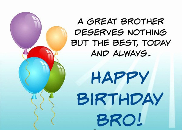 Happy Birthday Wishes Brother
 200 Best Birthday Wishes For Brother 2020 My Happy