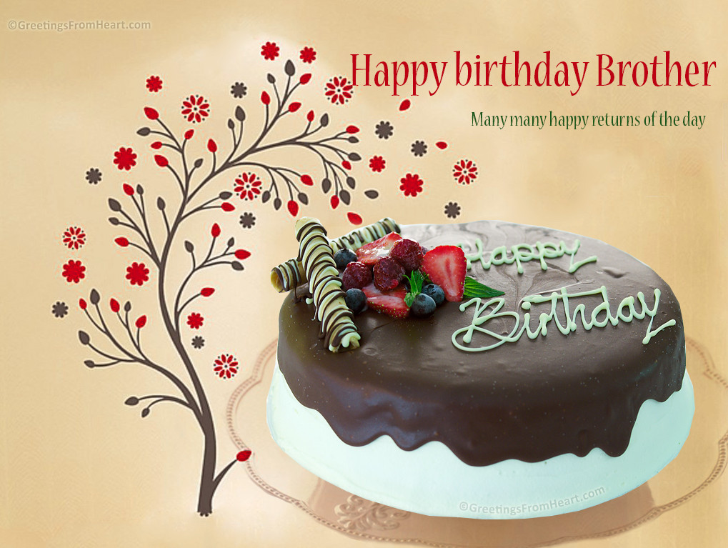 Happy Birthday Wishes Brother
 happy birthday brother