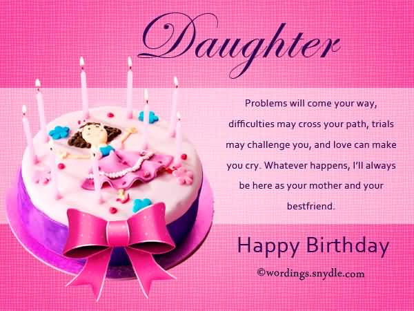 Happy Birthday Wishes To My Daughter From Mom
 Birthday Wishes For Mom From Daughter In English Happy