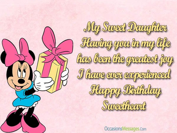 Happy Birthday Wishes To My Daughter From Mom
 Happy Birthday Wishes for Daughter Occasions Messages