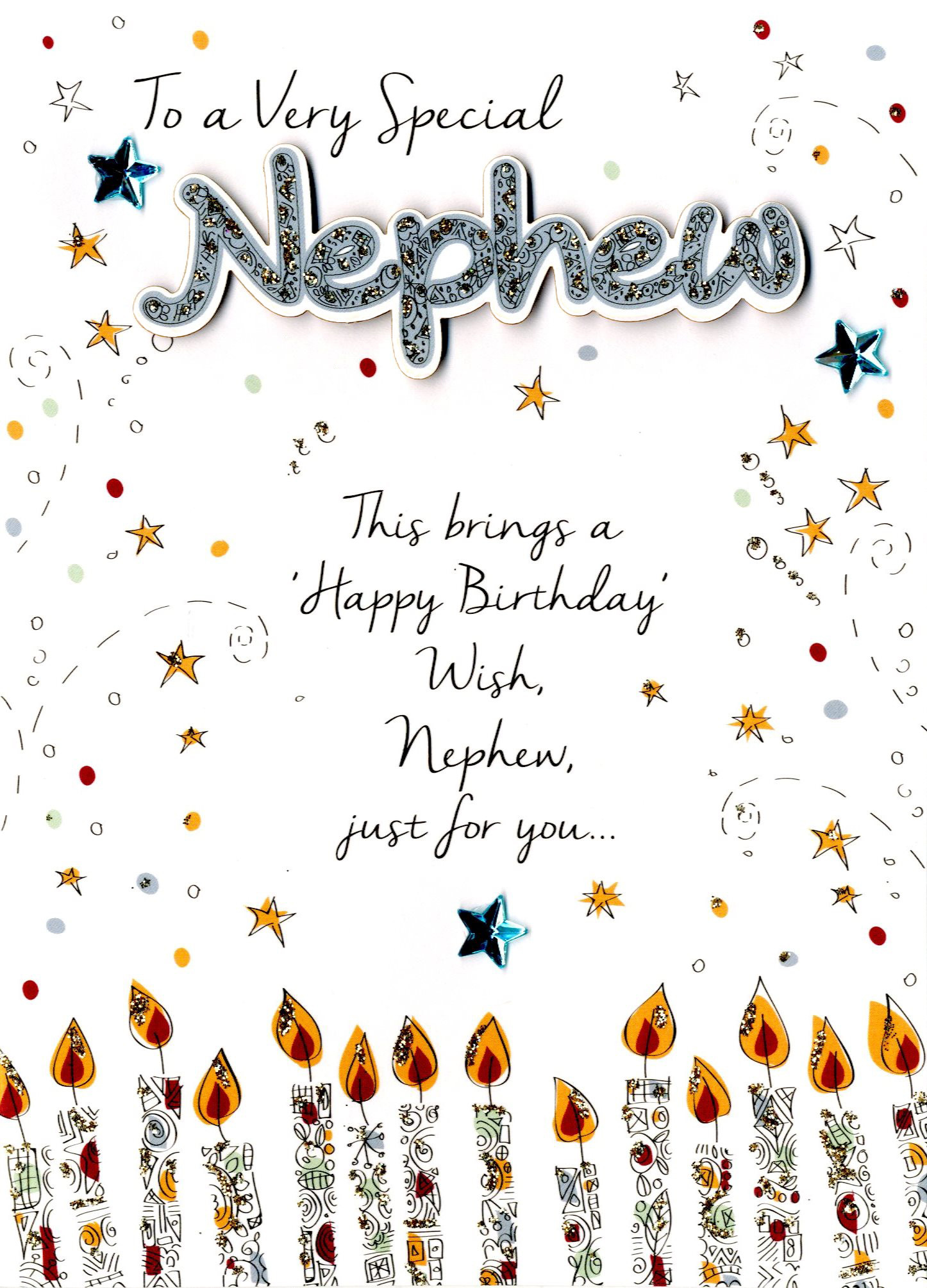 Happy Birthday Wishes To Nephew
 Special Nephew Birthday Greeting Card Second Nature Just