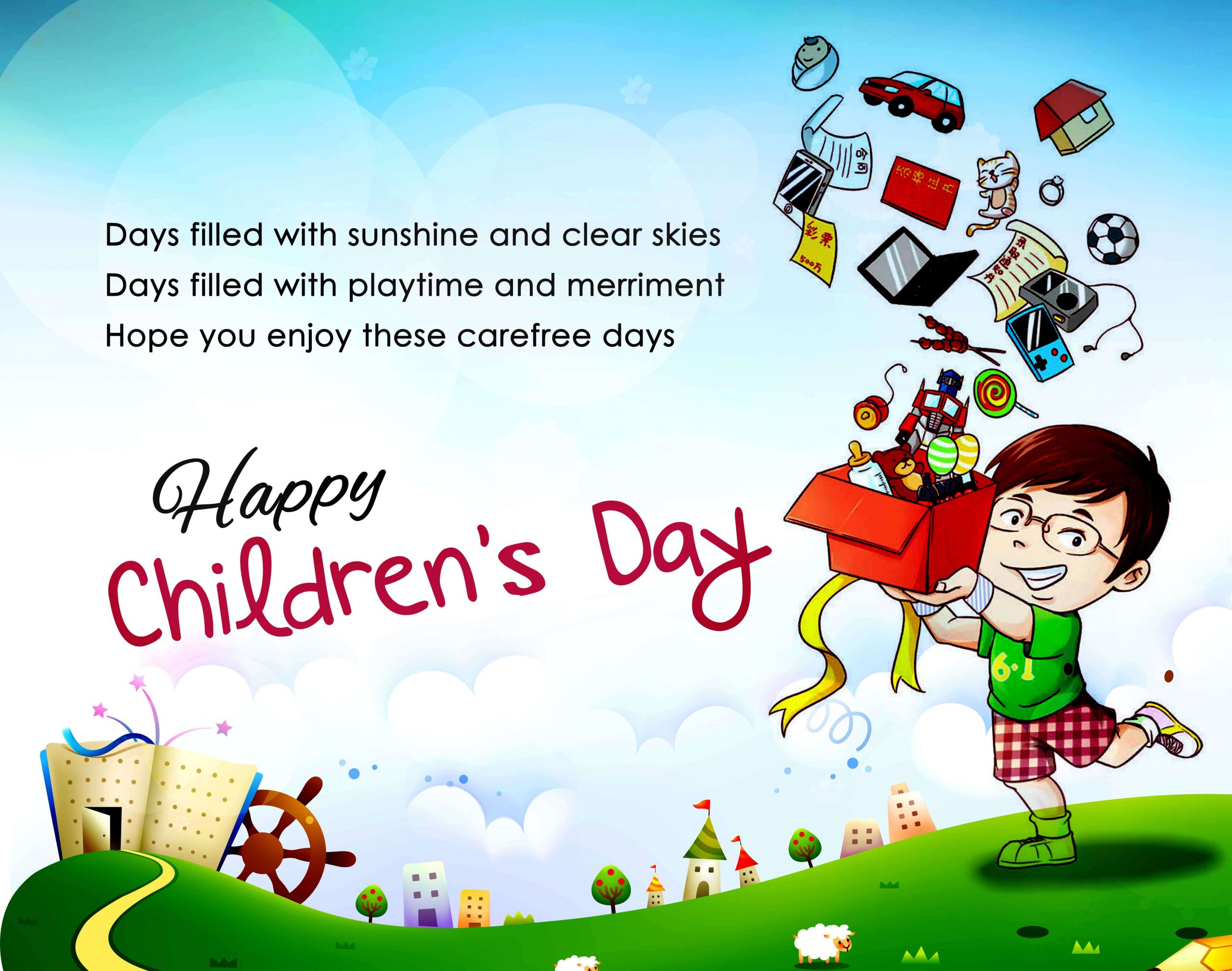 Happy Children Quote
 Happy Childrens Day Quotes Image