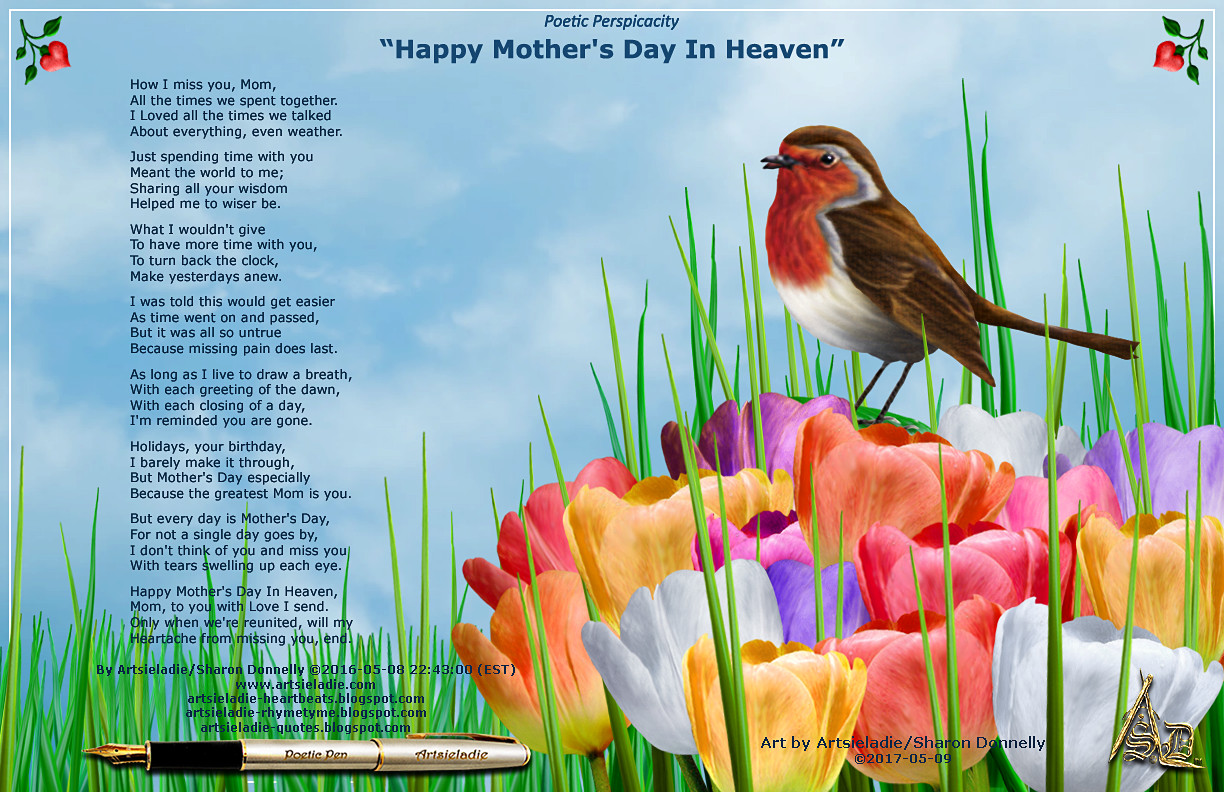 Happy Mother'S Day In Heaven Quotes
 Artsiela Heartbeats Happy Mothers Day In Heaven