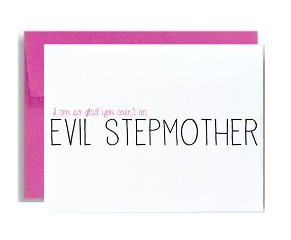Happy Mothers Day Stepmom Quotes
 Items similar to Funny Step mom mothers day greeting card