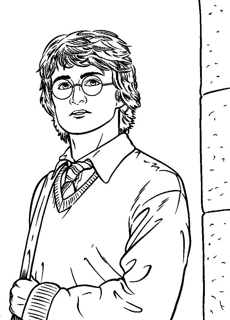 Harry Potter Coloring Pages For Kids
 Free Printable Harry Potter Coloring Pages For Kids