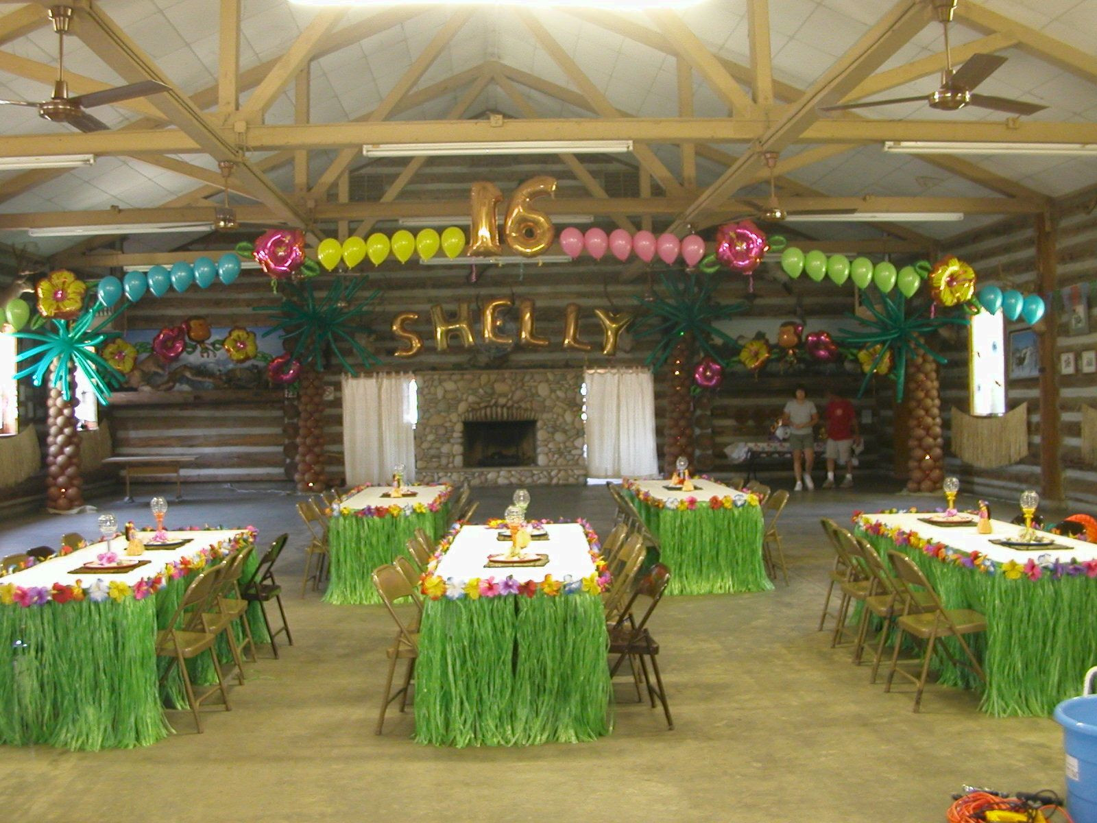 Hawaiian Beach Party Ideas
 Decor Hawaiian Decorations Special Anniversary Event 16th