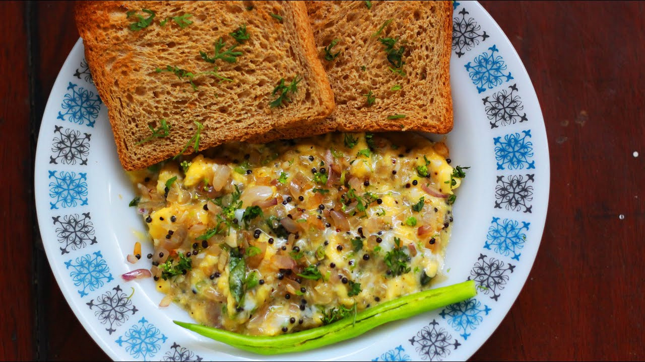 Healthy Breakfast Indian
 South Indian Egg Bhurji Egg recipes INDIAN STYLE