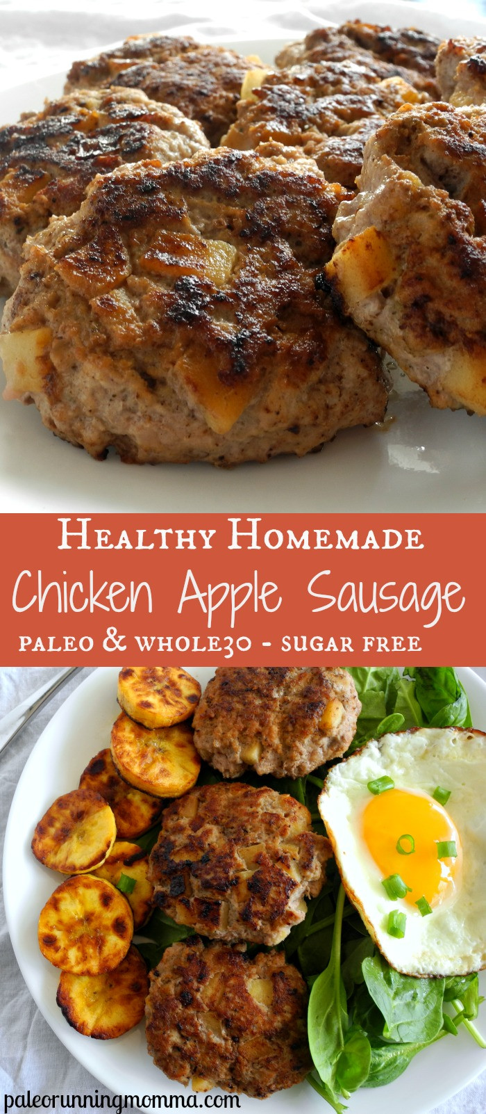 Healthy Chicken Sausage Recipes
 Easy Homemade Chicken Apple Sausage Paleo & Whole30