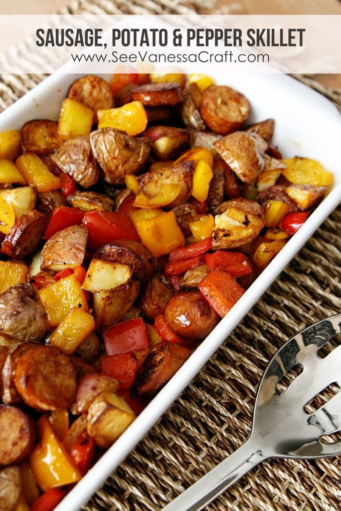 Healthy Chicken Sausage Recipes
 recipe sausage potato & peppers healthy skillet