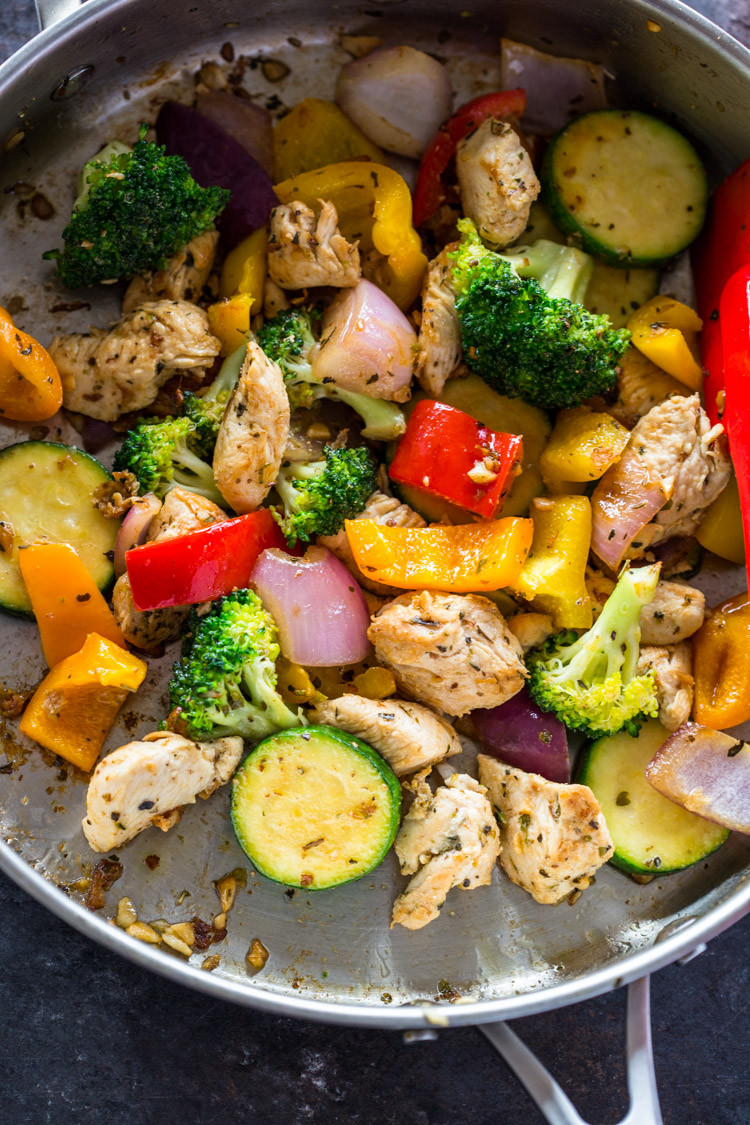 Healthy Delicious Dinner
 Quick Healthy 15 Minute Stir Fry Chicken and Veggies